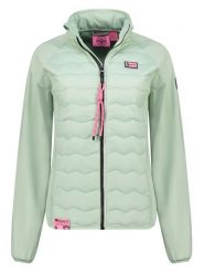 Geographical Norway Kurtka funkcyjna "Tropper" w kolorze miętowym rozmiar: S. Zielone kurtki sportowe Geographical Norway, s, bez wzorów, bez kaptura, outdoorowe. Za 139.87 zł.