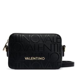 Torebka Valentino. Czarne listonoszki Valentino, bez wzorów, bez dodatków. Za 509.99 zł.