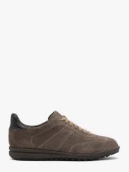Brązowe sportowe sznurowane półbuty PATTY. Brązowe obuwie sportowe Ryłko, z materiału, bez zapięcia. Za 429.99 zł.