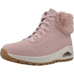 Buty do chodzenia damskie Skechers Uno Rugged. Czerwone trekkingi Skechers, z gumy, za kostkę, trekkingowe. Za 426.06 zł.