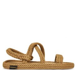 Sandały Bohonomad. Brązowe sandały Bohonomad, bez wzorów, bez obcasa, na płaskiej podeszwie, bez zapięcia. Za 259.99 zł.