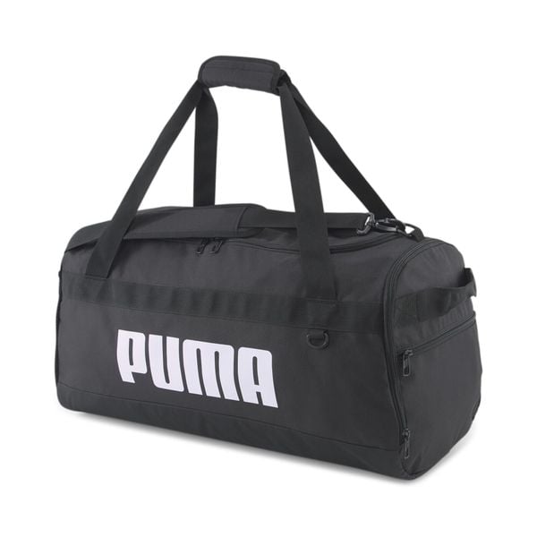Torba sportowa Challenger M PUMA Black. Czarne torby na ramię Puma, bez wzorów, z materiału, klasyczne, na ramię, bez dodatków. Za 151.00 zł.