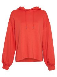 MOSS COPENHAGEN Bluza "Janelle Lima" w kolorze czerwonym rozmiar: M/L. Czerwone bluzy Moss Copenhagen, l, bez wzorów, z wiskozy, z kapturem. Za 136.45 zł.