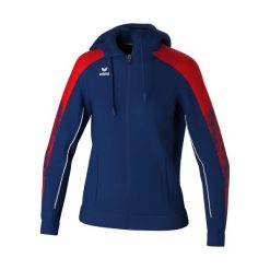 Damska bluza dresowa z kapturem Erima Evo Star. Czerwone bluzy Erima, bez wzorów, z dresówki, z kapturem. Za 260.00 zł.