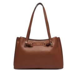 Torebka Guess. Brązowe torebki klasyczne Guess, z aplikacjami, bez dodatków. Za 674.99 zł.