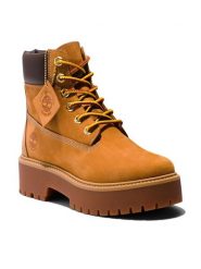 Timberland Trapery Stone Street 6In Wp TB0A5RJD2311 Brązowy. Brązowe trapery i śniegowce Timberland, z nubiku. Za 849.99 zł.