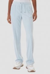 JUICY COUTURE Błękitne spodnie dresowe damskie z cyrkoniami Tina, Rozmiar XS. Niebieskie spodnie dresowe Juicy Couture, s, bez wzorów, z dresówki. W wyprzedaży za 189.99 zł.