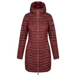 Glemo Iliana damska kurtka M – długa, wodoodporna i ocieplana. Fioletowe kurtki sportowe ZEAGLE, m, bez wzorów, bez kaptura, rowerowe. Za 360.99 zł.