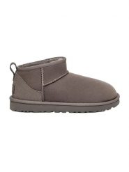 UGG Skórzane botki "Classic Ultra MIni" w kolorze lawendowym rozmiar: 38. Różowe botki UGG, bez wzorów, z wełny, bez obcasa, bez zapięcia. Za 594.39 zł.