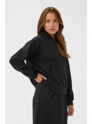 Kaffe Bluza w kolorze czarnym rozmiar: XL. Czarne bluzy sportowe Kaffe, xl, bez wzorów, z kapturem. Za 86.99 zł.