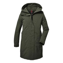 Parka damska z kapturem Killtec GW 73. Czarne parki GIGA DX, na zimę, m, z materiału, z kapturem. Za 755.55 zł.