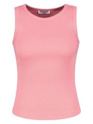 Sublevel Top w kolorze jasnoróżowym rozmiar: M. Różowe topy Sublevel, m, bez wzorów, z bawełny, bez kołnierzyka, bez ramiączek. Za 50.95 zł.