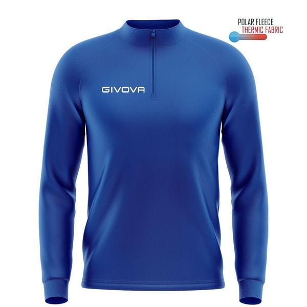 Bluza piłkarska dla dorosłych Givova Maglia Tecnica niebieska. Niebieskie bluzy Givova, xl, bez wzorów, z poliesteru, bez kaptura. Za 74.19 zł.