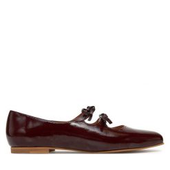 Baleriny Balagan. Czerwone baleriny BALAGAN, bez wzorów, bez obcasa. Za 379.99 zł.