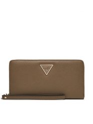 Guess Duży Portfel Damski SWZG85 00163 Brązowy. Brązowe portfele Guess, z aplikacjami, ze skóry. Za 159.99 zł.