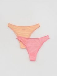 Majtki typu figi 2 pack - brzoskwiniowy. Pomarańczowe figi Reserved, l, bez wzorów. Za 49.99 zł.