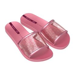 Klapki damskie Ipanema Renova. Czerwone klapki Ipanema, bez wzorów, bez obcasa. Za 52.99 zł.