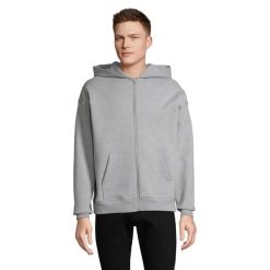 Bluza z kapturem Sol's Jelo. Szare bluzy SOL'S, s, bez wzorów, z bawełny, z kapturem. Za 286.00 zł.