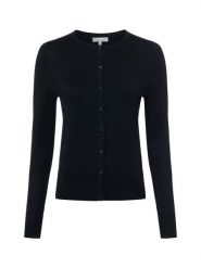 Marie Lund Kardigan damski Kobiety wiskoza czarny jednolity, L. Czarne kardigany Marie Lund, l, bez wzorów, z wiskozy. Za 229.95 zł.