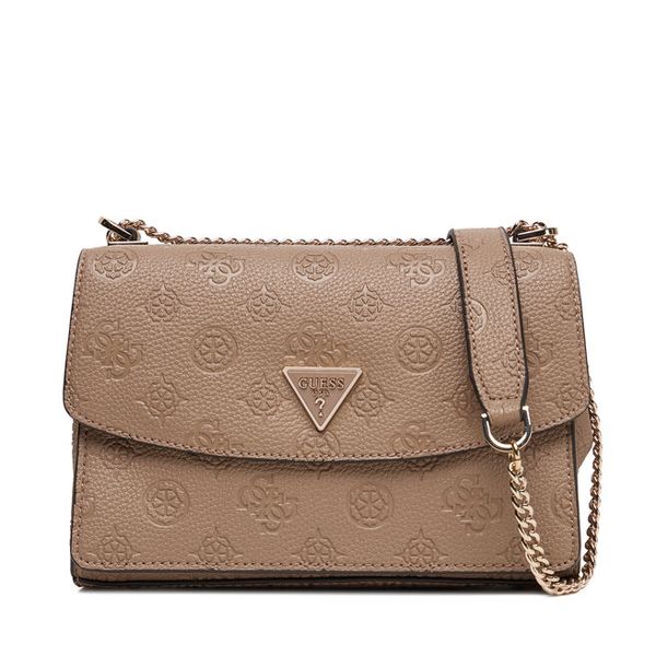 Torebka Guess. Brązowe torebki klasyczne Guess, z aplikacjami, bez dodatków. Za 419.99 zł.