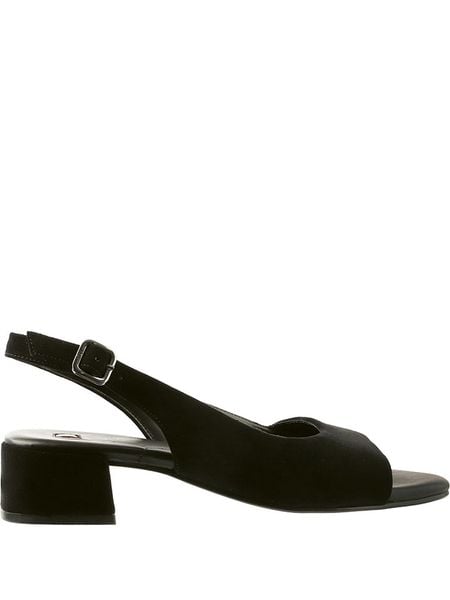 Högl Skórzane sandały w kolorze czarnym rozmiar: 35. Czarne sandały Högl, bez wzorów, z otwartym noskiem, bez obcasa, na koturnie, bez zapięcia. Za 202.50 zł.