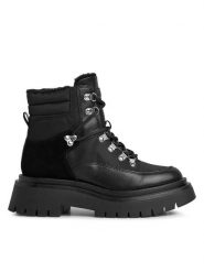 Pepe Jeans Trzewiki PLS50498 Czarny. Czarne botki Pepe Jeans, bez wzorów, z jeansu, bez obcasa, na płaskiej podeszwie, bez zapięcia. Za 659.99 zł.