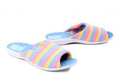 ADANEX 30234 SAK23VV kolorowy, kapcie damskie. Obuwie domowe Adanex, bez wzorów, bez zapięcia. Za 61.19 zł.