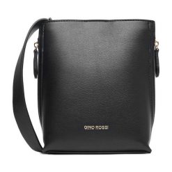 Torebka GINO ROSSI. Czarne listonoszki Gino Rossi, bez wzorów, bez dodatków. Za 199.99 zł.