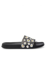 Bassano Klapki 865460B Czarny. Czarne klapki Bassano, bez wzorów, z tworzywa sztucznego, bez obcasa. Za 49.99 zł.