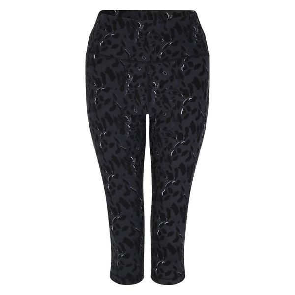Damskie legginsy 3/4 Dare 2B Influential. Czarne legginsy Dare 2b, bez wzorów, z elastanu. Za 67.25 zł.