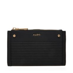 Duży Portfel Damski Aldo. Czarne portfele Aldo, bez wzorów. Za 159.99 zł.