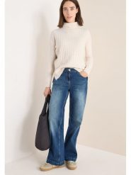 Cecil Golf w kolorze kremowym rozmiar: XS. Brązowe golfy Cecil, xs, bez wzorów, bez ramiączek. Za 143.56 zł.