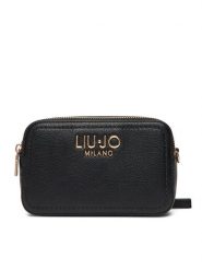 Liu Jo Torebka Ecs S camera Case AF5100 E0058 Czarny. Czarne listonoszki Liu Jo, bez wzorów, ze skóry, bez dodatków. Za 449.99 zł.