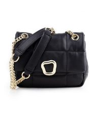 Vince Camuto Torebka "Bologna" w kolorze czarnym - 20 x 17 x 8 cm rozmiar: onesize. Czarne torby na ramię Vince Camuto, bez wzorów, z materiału, na ramię, pikowane, bez dodatków. Za 157.73 zł.