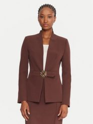 Rinascimento Marynarka CFC0126208003 Brązowy Slim Fit. Brązowe marynarki i żakiety Rinascimento, xs, bez wzorów, z syntetyku. Za 709.99 zł.