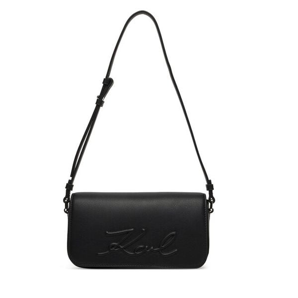 Torebka KARL LAGERFELD. Czarne torebki klasyczne KARL LAGERFELD, bez wzorów, bez dodatków. Za 439.99 zł.