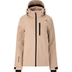 Damska kurtka narciarska Whistler Jada 15000. Brązowe kurtki narciarskie Whistler, bez wzorów, bez kaptura, narciarskie. Za 589.99 zł.