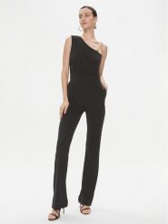 Fracomina Kombinezon FQ23WO2003W62601 Czarny Slim Fit. Czarne sukienki Fracomina, xs, bez wzorów, z syntetyku, bez kołnierzyka, bez ramiączek. Za 279.99 zł.