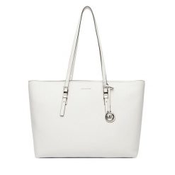 Torebka MICHAEL Michael Kors. Białe shopper MICHAEL Michael Kors, bez wzorów, bez dodatków. Za 1,049.00 zł.