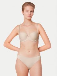 Triumph Biustonosz bardotka Pure Micro 10217872 Écru. Biustonosze Triumph, bez wzorów, z syntetyku. Za 109.99 zł.