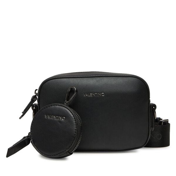 Torebka Valentino. Czarne listonoszki Valentino, bez wzorów, bez dodatków. Za 379.99 zł.