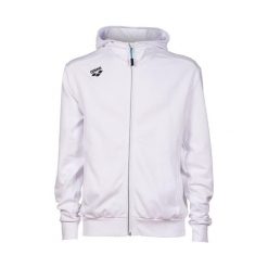 Bluza Arena Team Hooded Jacket Panel z kapturem. Białe bluzy Arena, bez wzorów, z bawełny, z kapturem. Za 319.00 zł.