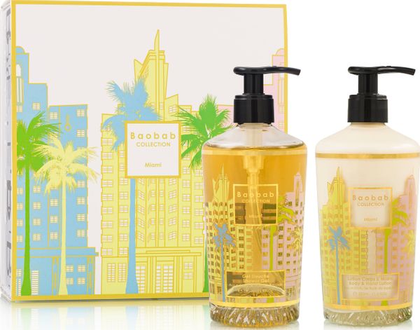 Żel pod prysznic i balsam do ciała Baobab Gift Box Miami 2 el. Żele pod prysznic Baobab Collection. Za 525.00 zł.