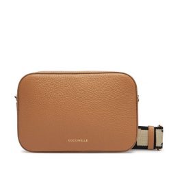 Torebka Coccinelle. Brązowe listonoszki Coccinelle, bez wzorów, bez dodatków. Za 589.99 zł.