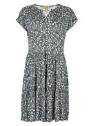 Roadsign Sukienka w kolorze antracytowo-białym rozmiar: XL. Czarne sukienki Roadsign, xl, bez wzorów, z wiskozy, bez kołnierzyka, bez ramiączek, midi. Za 65.99 zł.