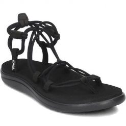 Buty do chodzenia damskie Teva 1019622. Czarne trekkingi Teva, z materiału, trekkingowe. Za 352.00 zł.