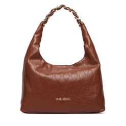 Torebka Valentino. Brązowe torebki klasyczne Valentino, bez wzorów, bez dodatków. Za 679.99 zł.