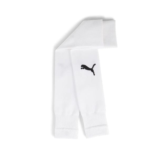 Skarpetki bez stóp Puma. Białe skarpety Puma, bez wzorów, z materiału. Za 42.99 zł.