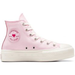 Buty sportowe Converse Chuck Taylor As Lift. Czerwone obuwie sportowe Converse, bez zapięcia. Za 400.50 zł.