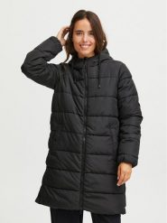 Fransa Płaszcz zimowy 20612163 Czarny Regular Fit. Czarne płaszcze Fransa, na zimę, s, bez wzorów, z syntetyku, bez kaptura. Za 239.99 zł.